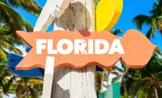 Florida directional sign