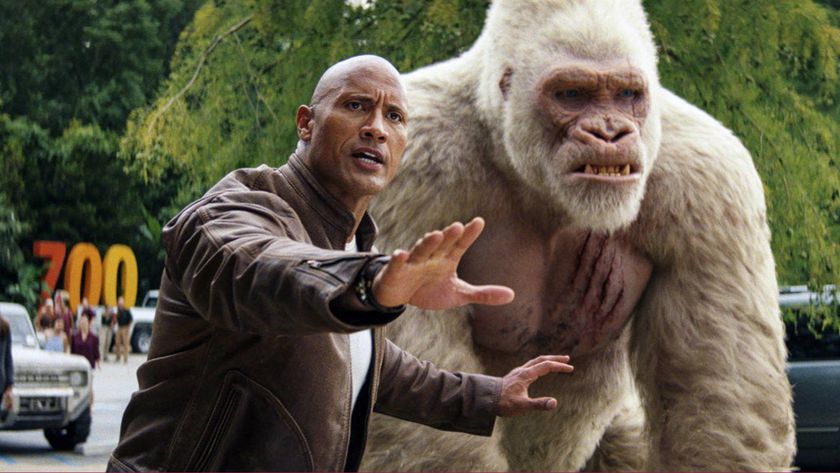 Dwayne Johnson as Davis Okoye in &quot;Rampage&quot;