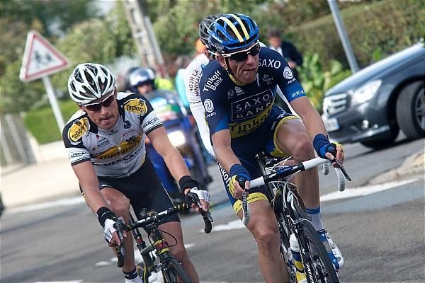 The early 3-man break included Michael M&oslash;rk&oslash;v (Saxo Bank-Tinkoff), Preben Van Hecke (Topsport Vlaanderen-Mercator) and Gregor Gazvoda (AG2R La Mondiale)