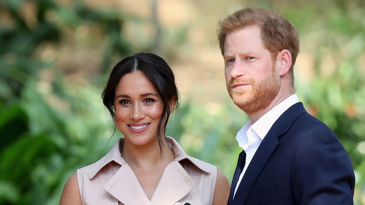 Prince Harry, Duke of Sussex and Meghan, Duchess of Sussex attend a Creative Industries and Business Reception on October 02, 2019 in Johannesburg, South Africa