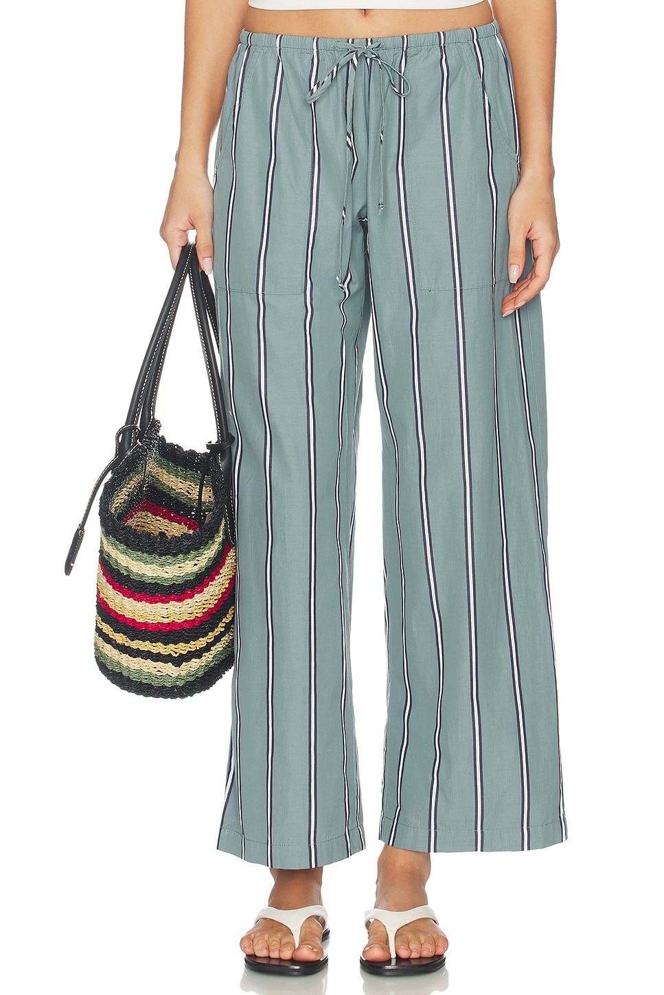 The Pop Stripe Drawstring Pant