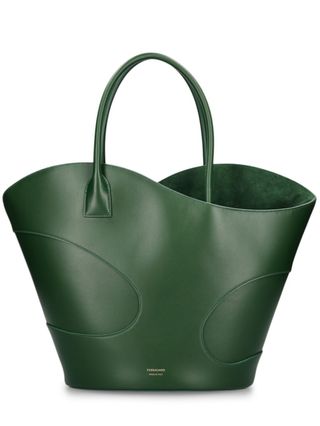Cutout Leather Tote Bag - Ferragamo - Women | Luisaviaroma