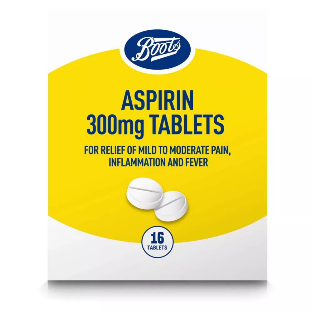 Boots Aspirin 300mg Tablets 16s