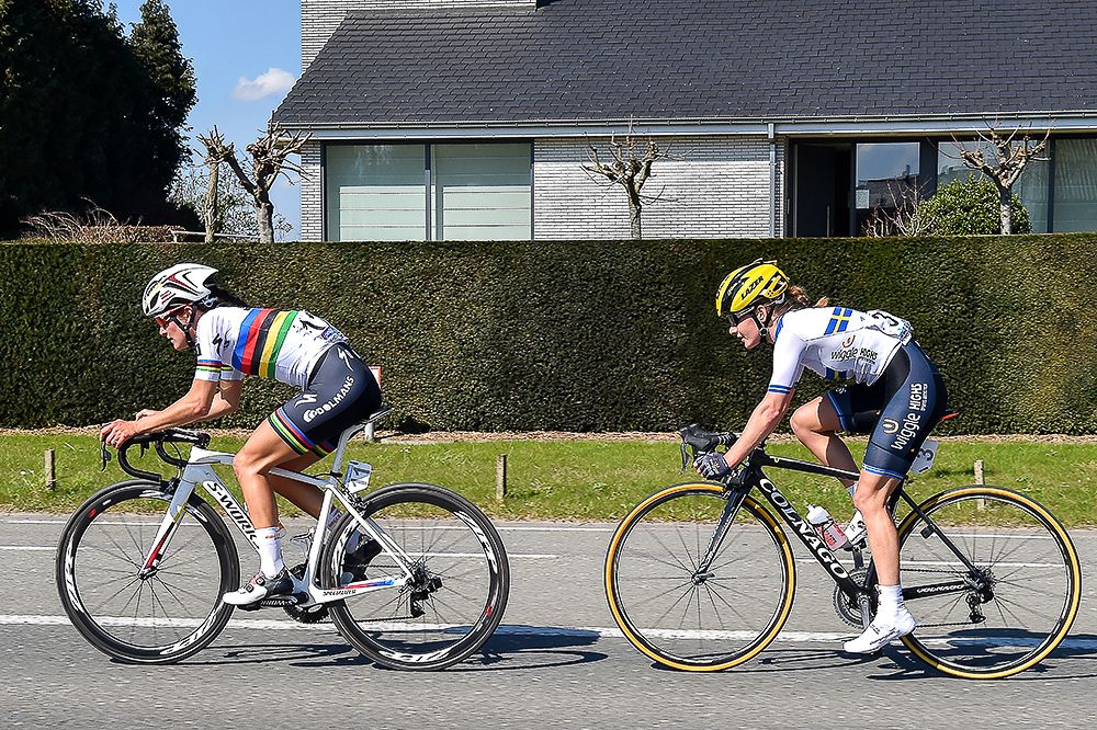 Lizzie Armitstead and Emma Johansson