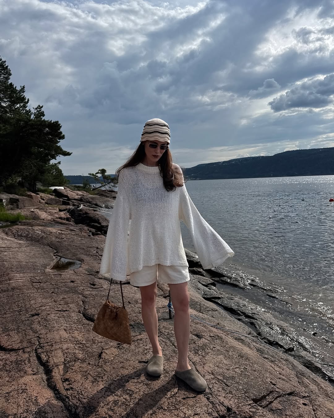 Annabel Rosendahl wearing clog shoes
