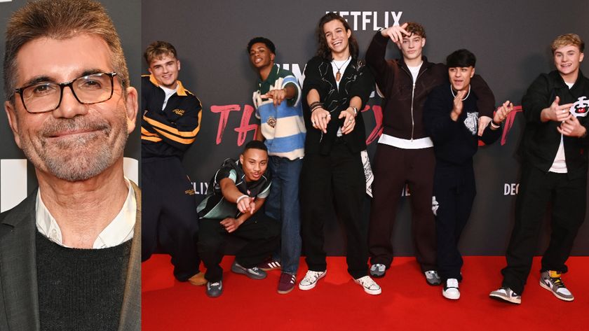Simon Cowell and the boyband December 10 in 2025