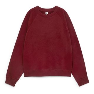 ARKET burgundy sweatshirt