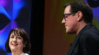 Gillian Gilbert and Stephen Morris at SXSW 2023