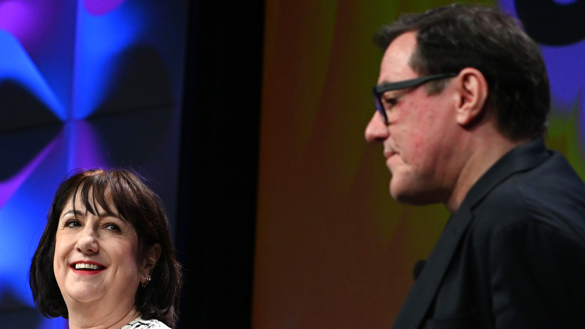 Gillian Gilbert and Stephen Morris at SXSW 2023