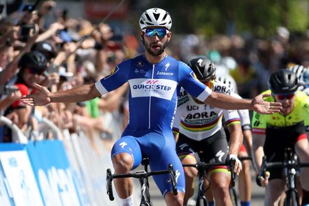 Quick-Step Floors' Fernando Gaviria wins stage 5 of the 2018 Tour of California in Elk Grove