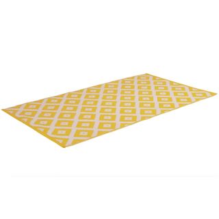 yellow outdoor mat