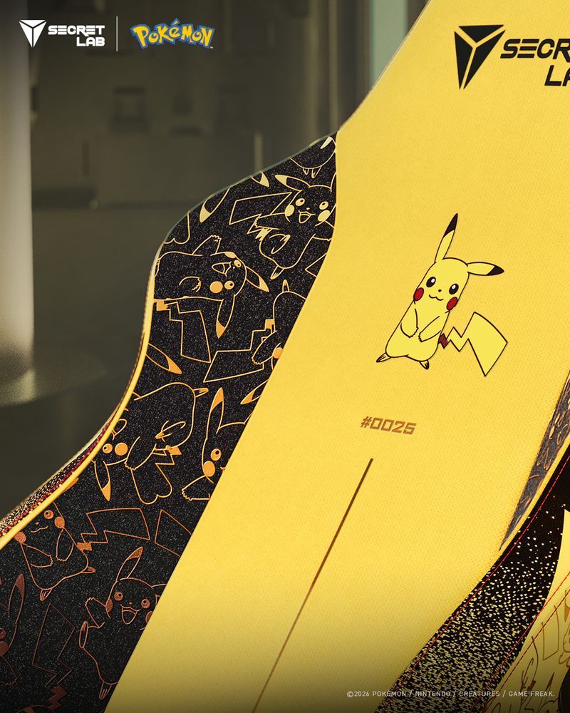 Secretlab X Pok&eacute;mon chairs Titan EVO