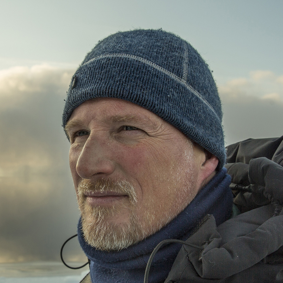 Portrait photograph of nature photographer Paul Nicklen