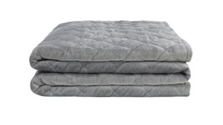 Best weighted blankets: the Mela Weighted Blanket shown in grey