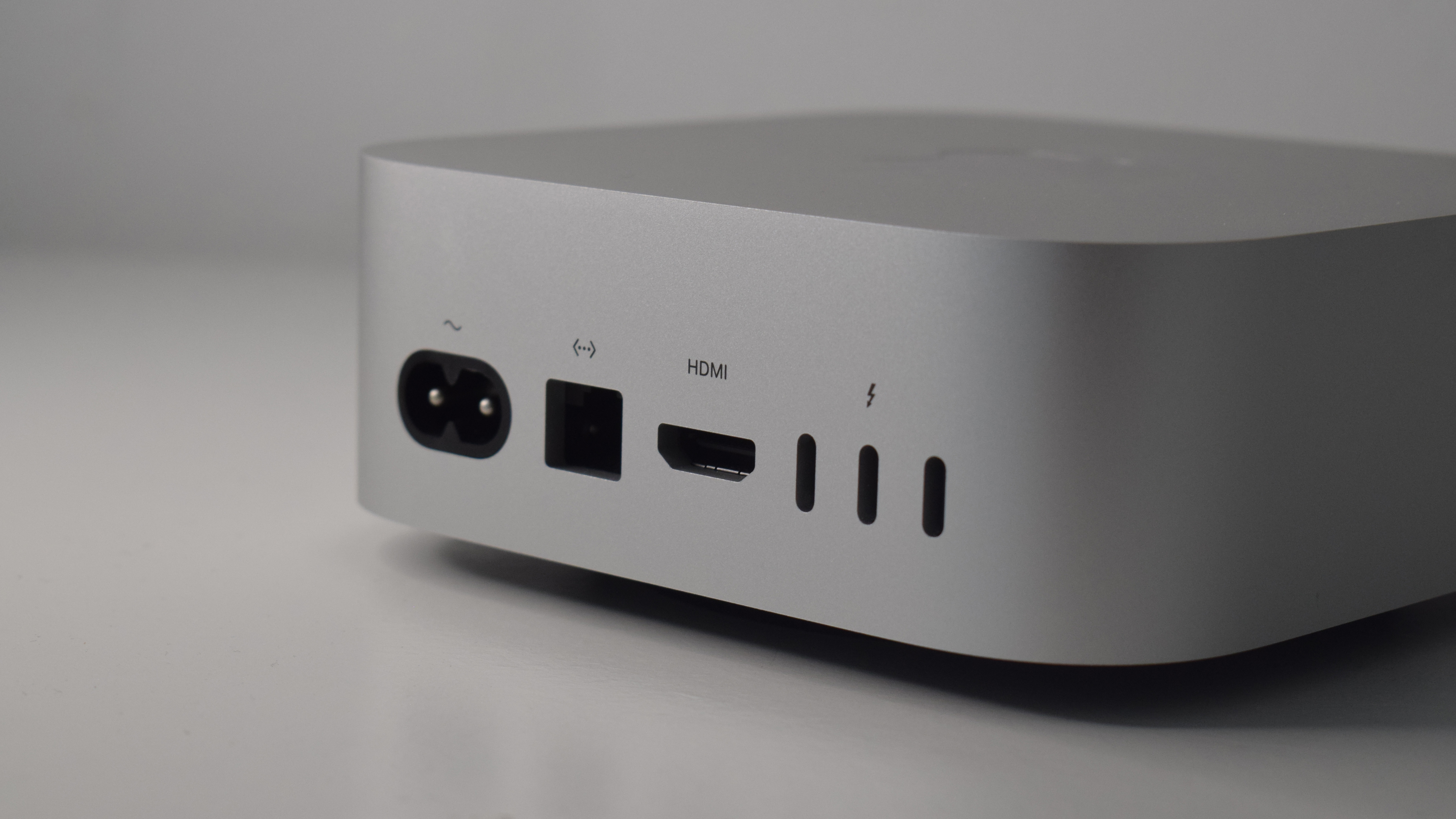 The Apple Mac Mini M4 on a desk