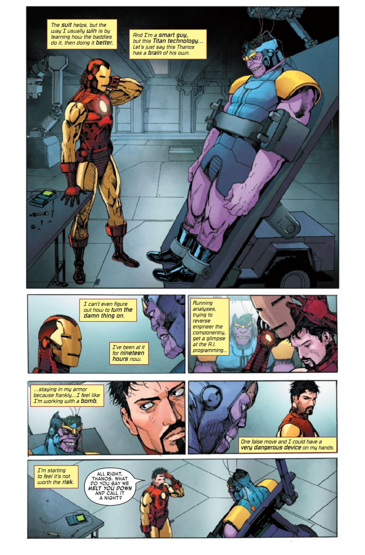 Thanos: Death Notes #1 art