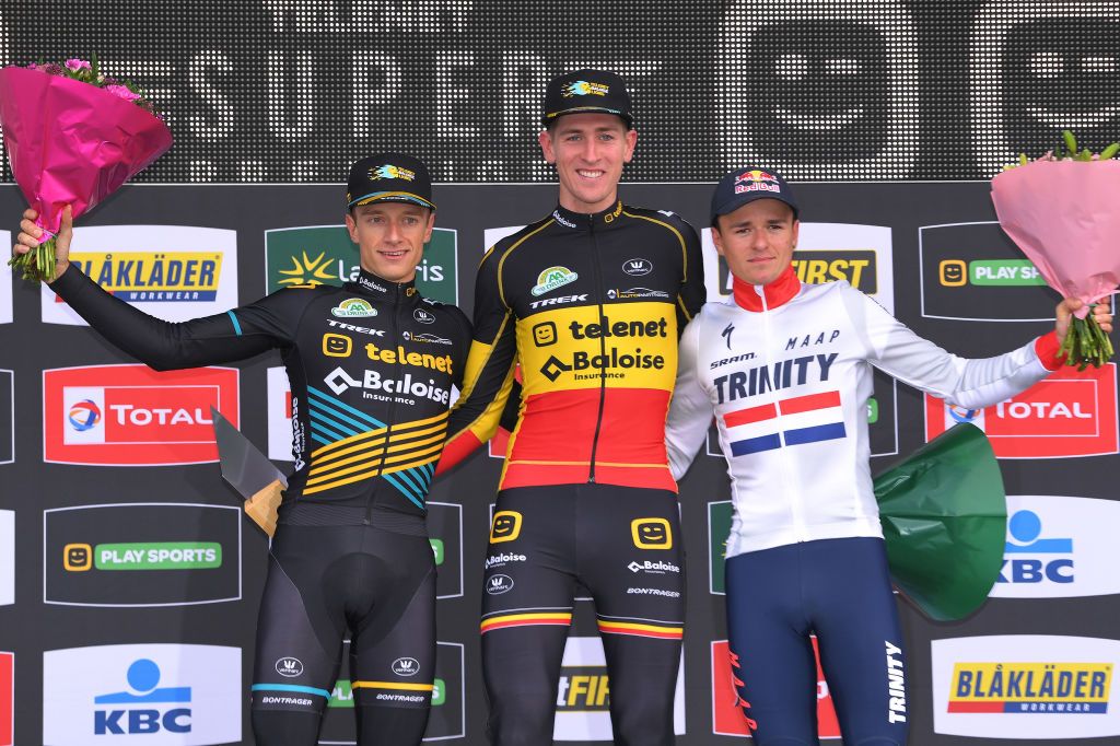 The Superprestige podium in Boom
