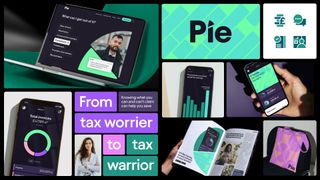 Tax app Pie's visual identity