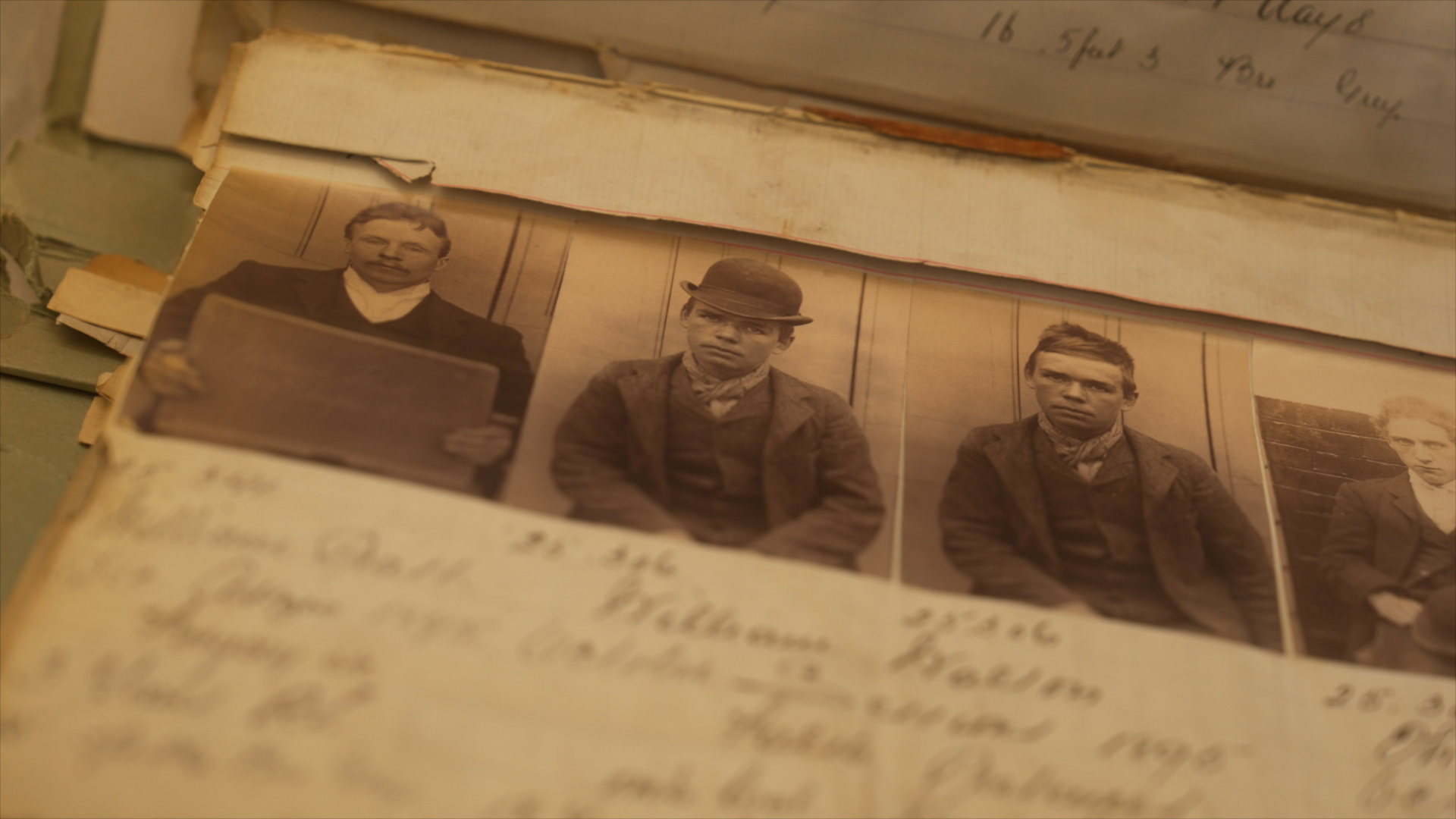 Images of 'real' Peaky Blinders take from the Peaky Blinders: The Real Story documentary