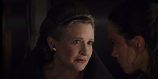 Carrie Fisher in The Last Jedi