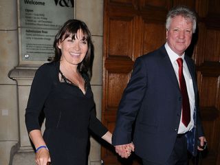 Lorraine Kelly with her husband Steve Smith at Jonathan Shalit's 50th birthday party at The V&A