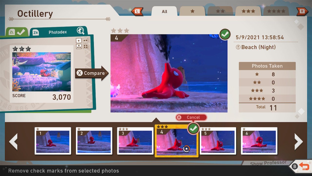New Pokemon Snap Star Rankings
