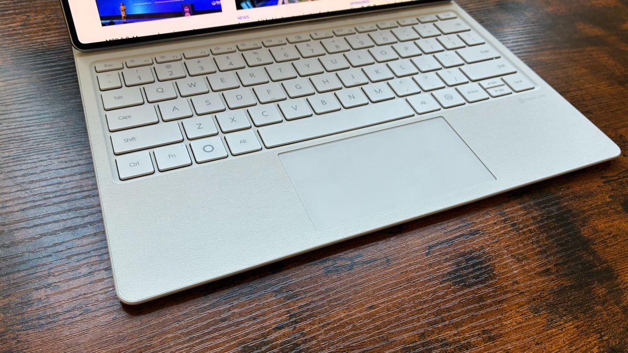 The Huawei MatePad Pro Max on a desk
