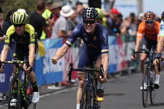 Lasse Norman Hansen (Aqua Blue Sport) wins stage 1 of the Herald Sun Tour