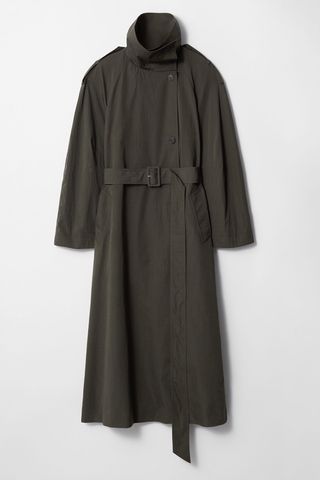 &Amp; Other Stories High-Collar Trench Coat