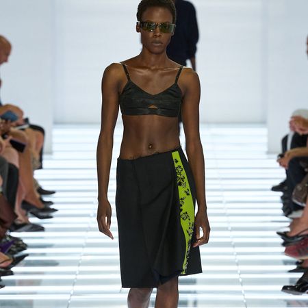 Skirt look on the Prada spring/summer 2027 runway