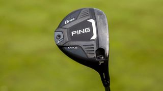 Ping G425 Max Fairway Wood on a green background