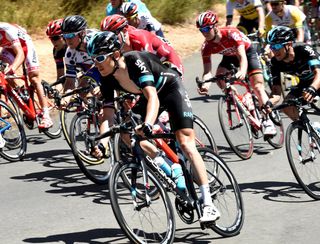 Geraint Thomas on stage 2 of the 2016 Tour Down Under