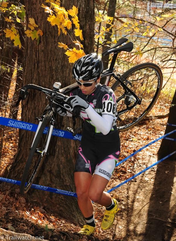 Anna Barensfeld (Pedalpowertraining.com) had third place for the entire race