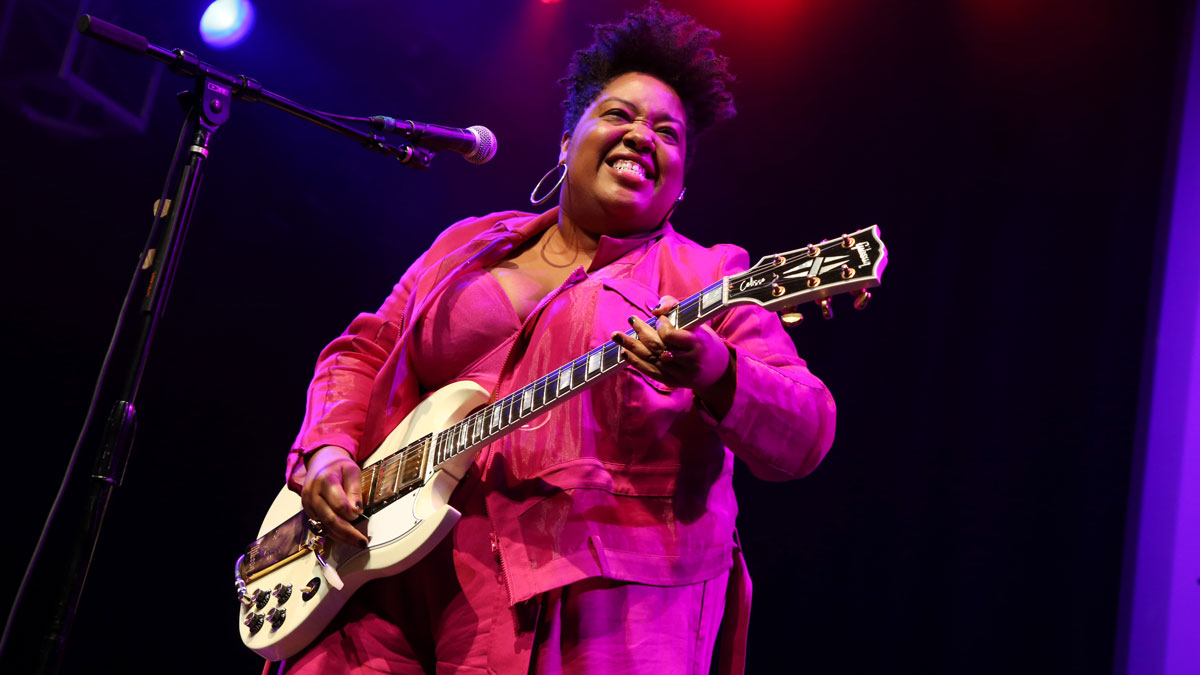 Celisse Henderson performs onstage at the GIBSON NAMM JAM Opening Party 2020 at City National Grove of Anaheim on January 16, 2020 in Anaheim, California.
