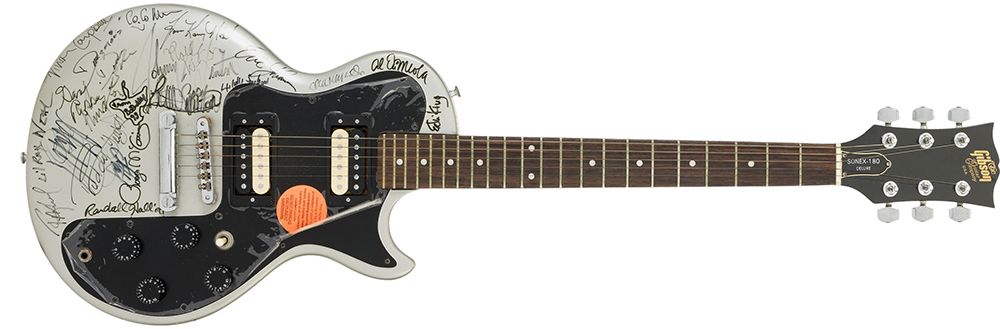 Gibson Sonex signed by numerous guitarists up for auction at Heritage Auctions