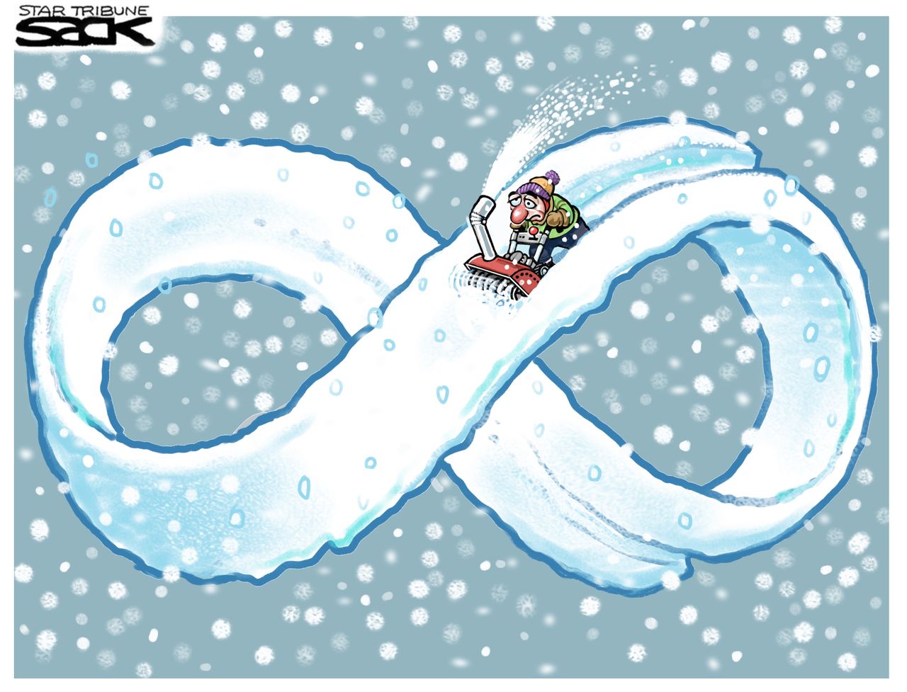 Editorial Cartoon U.S. Infinite Polar vortex