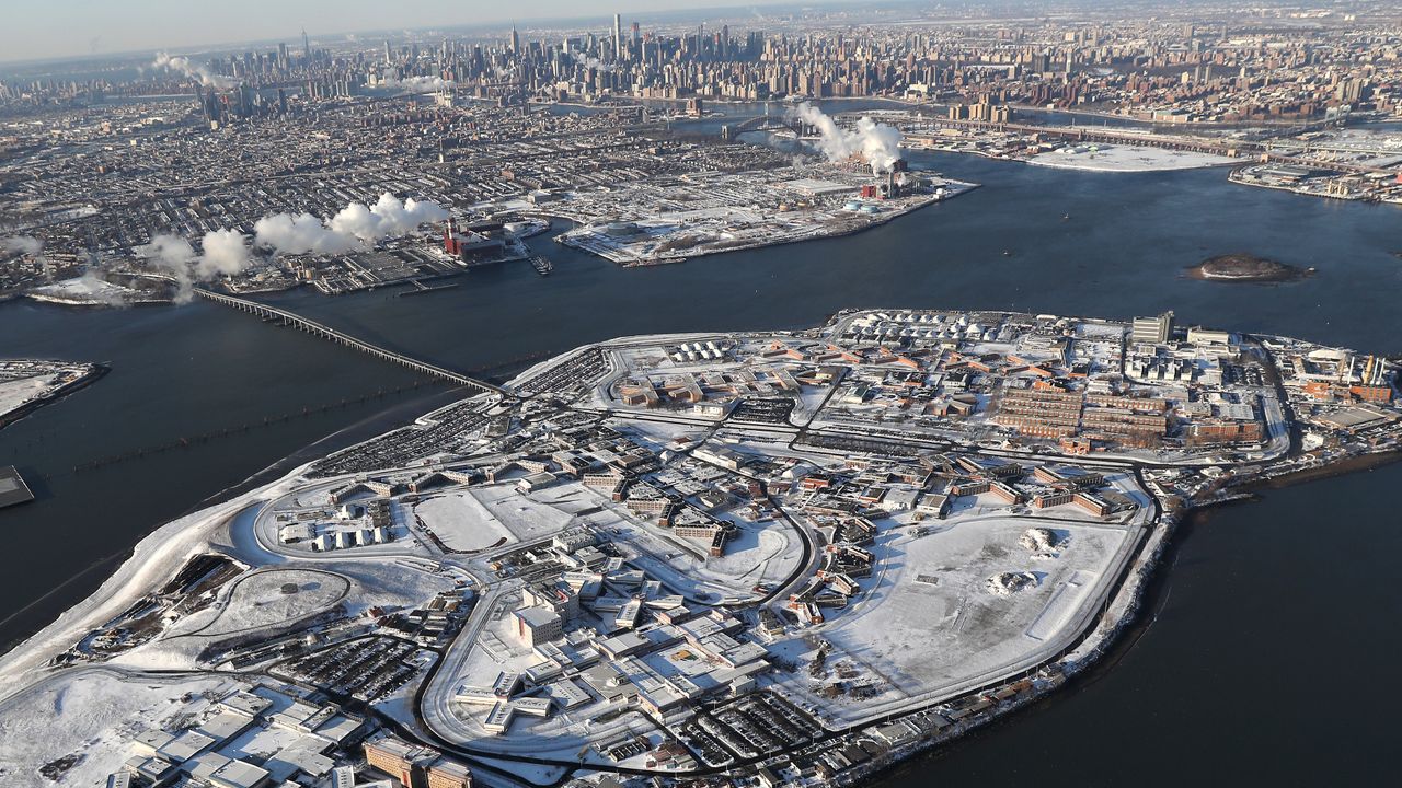 Rikers Island prison facility pictured in 2018