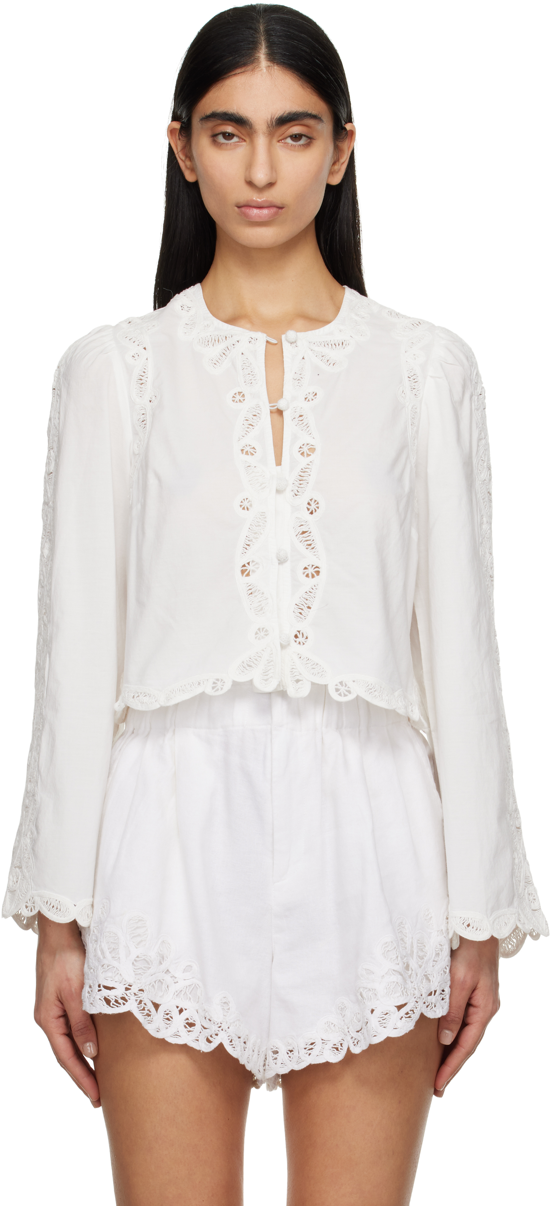 White Elke Blouse