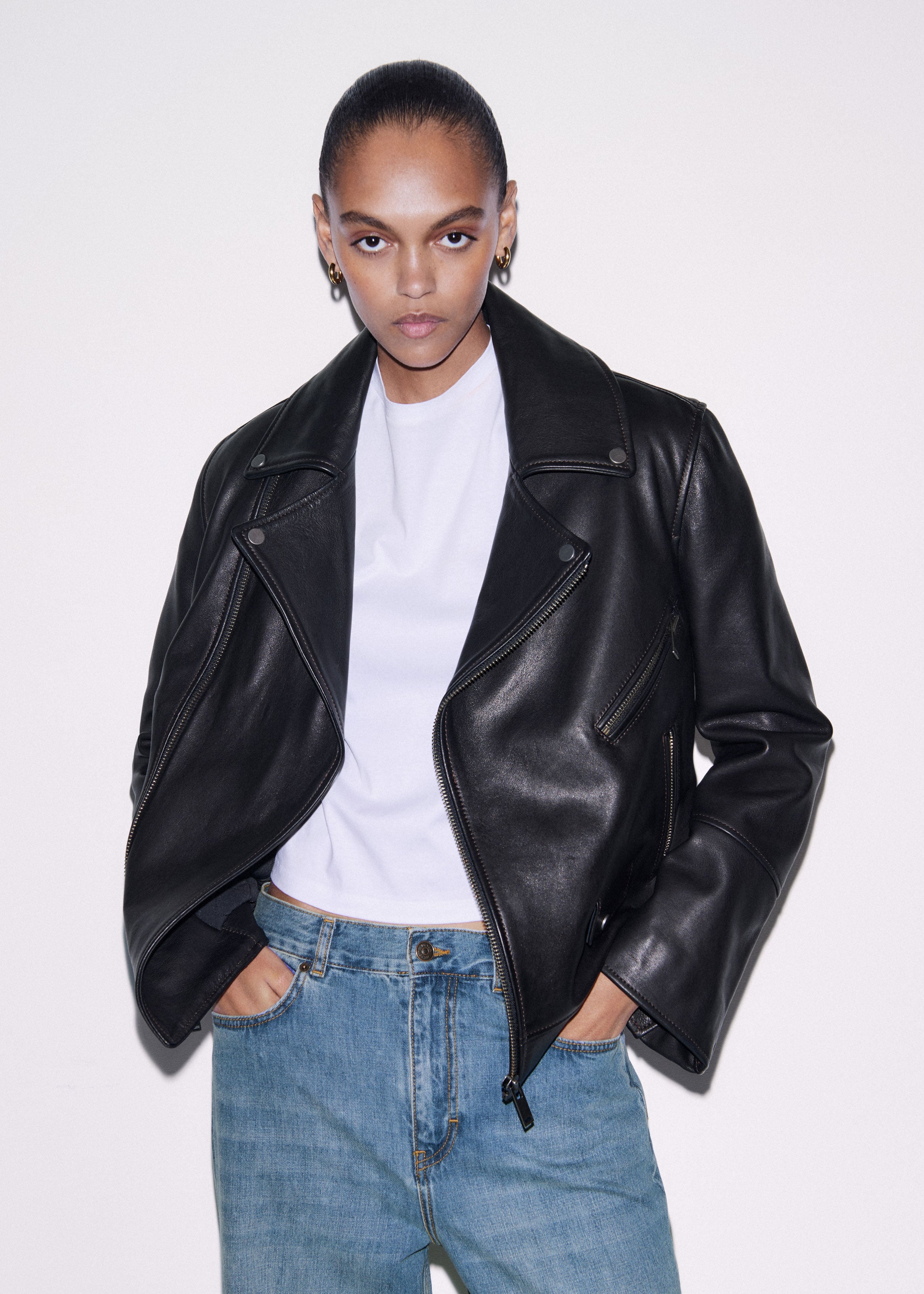 Oversized Biker Jacket