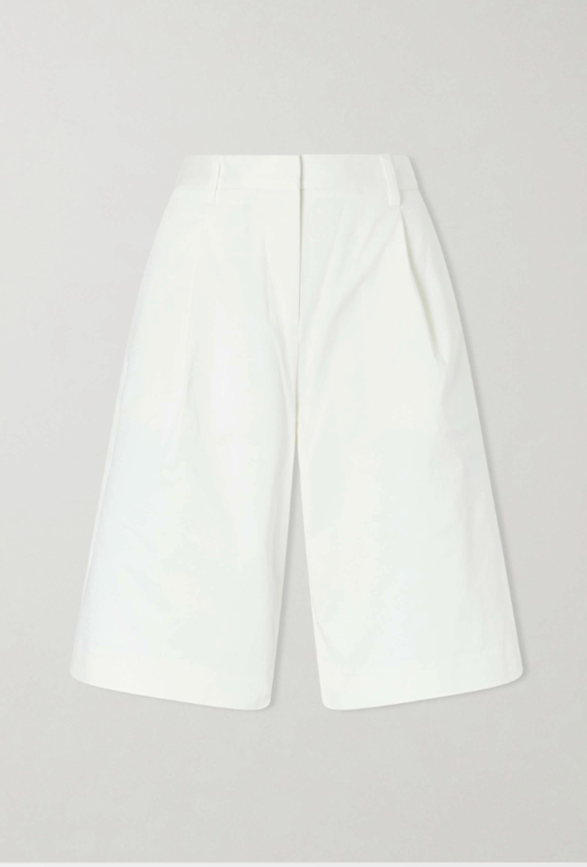 MATTEAU, Pleated Organic Cotton