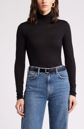 Lyocell 
Wool Turtleneck