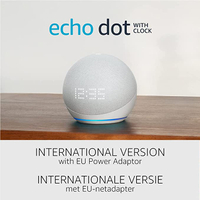 Echo Dot (5e generatie, 2022) met klok - Wit van €69,99 voor €39,99 (NL)