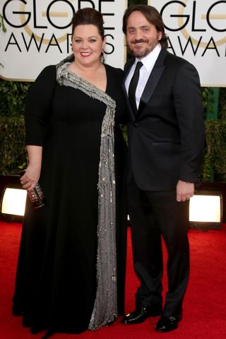 Melissa McCarthy And Ben Falcone At The Golden Globes 2014