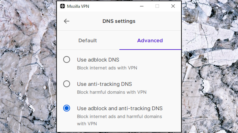 Mozilla VPN DNS Settings
