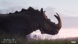 A space rhino in Halo Infinite.