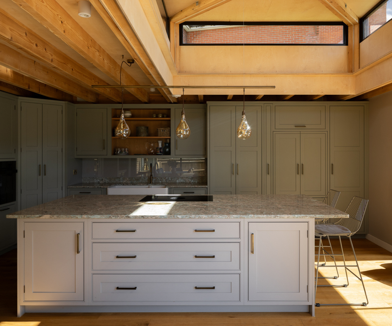 kitchen with island