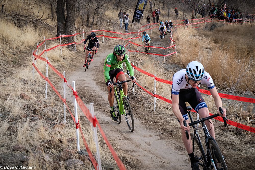 Jack Kisseberth (JAM Fund/NCC) riding with the leaders during the initial lap