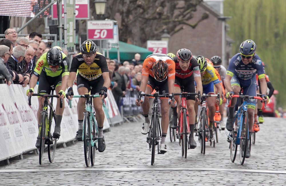 The finish of the 2017 Volta Limburg Classic