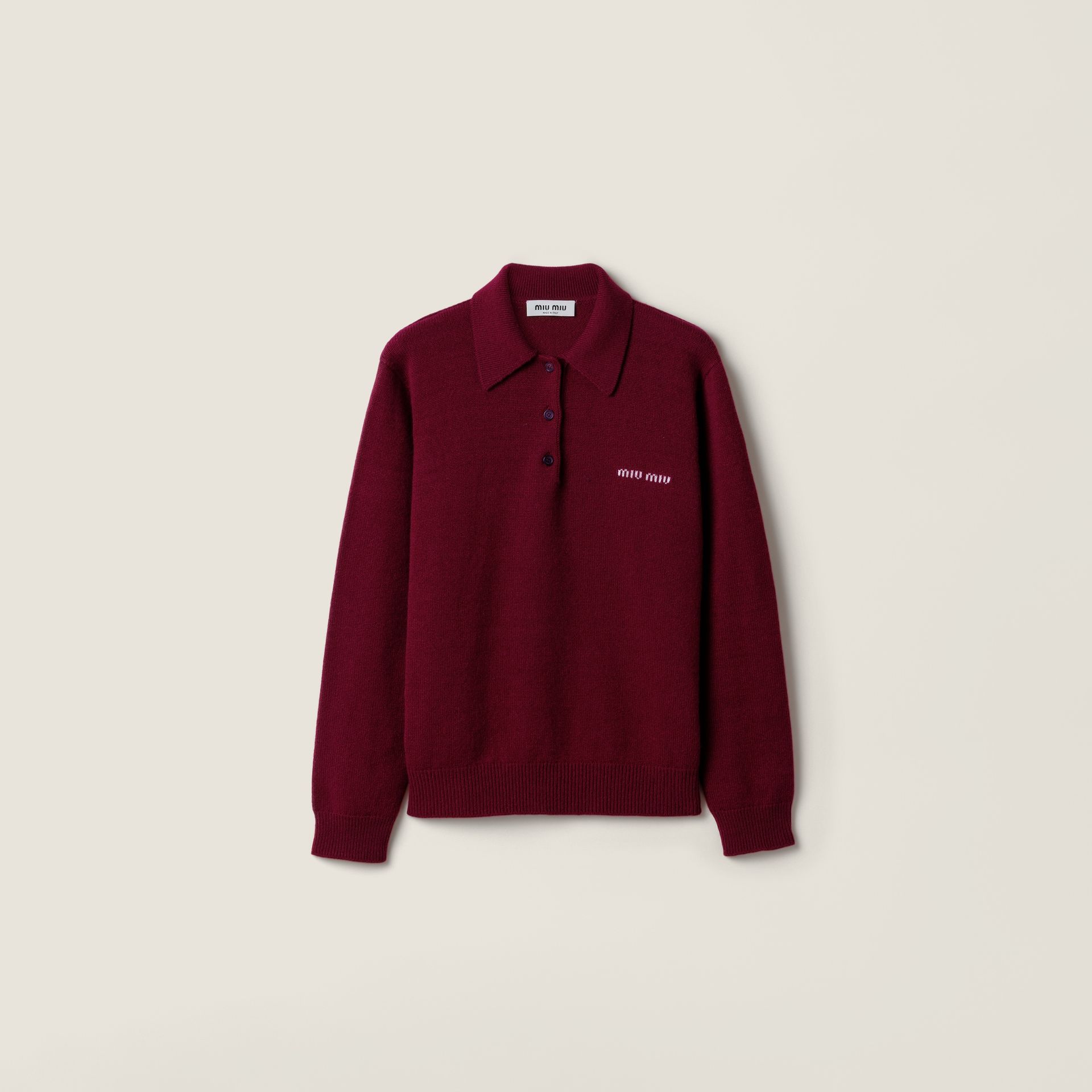 Cashmere Polo Sweater