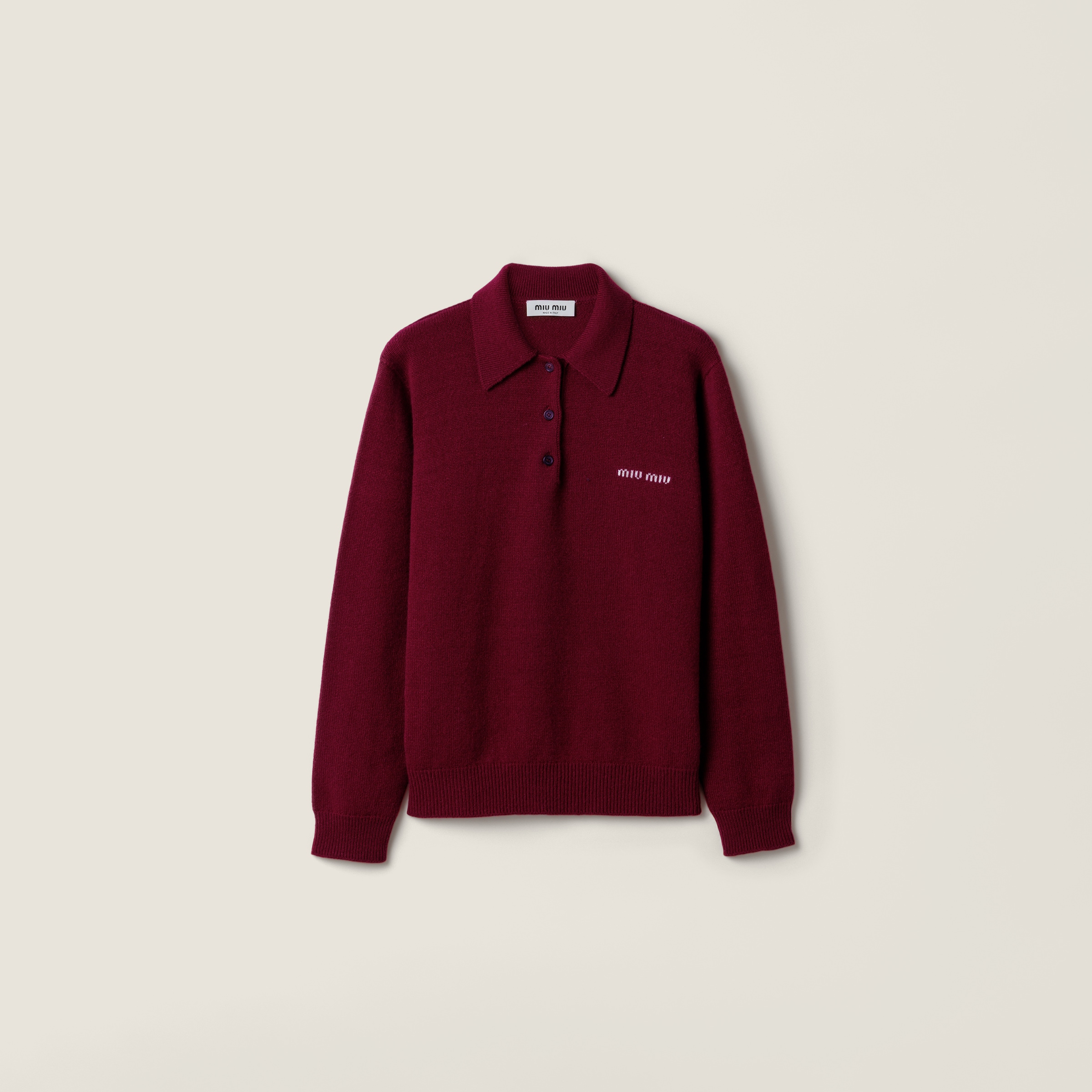 Cashmere Polo Sweater